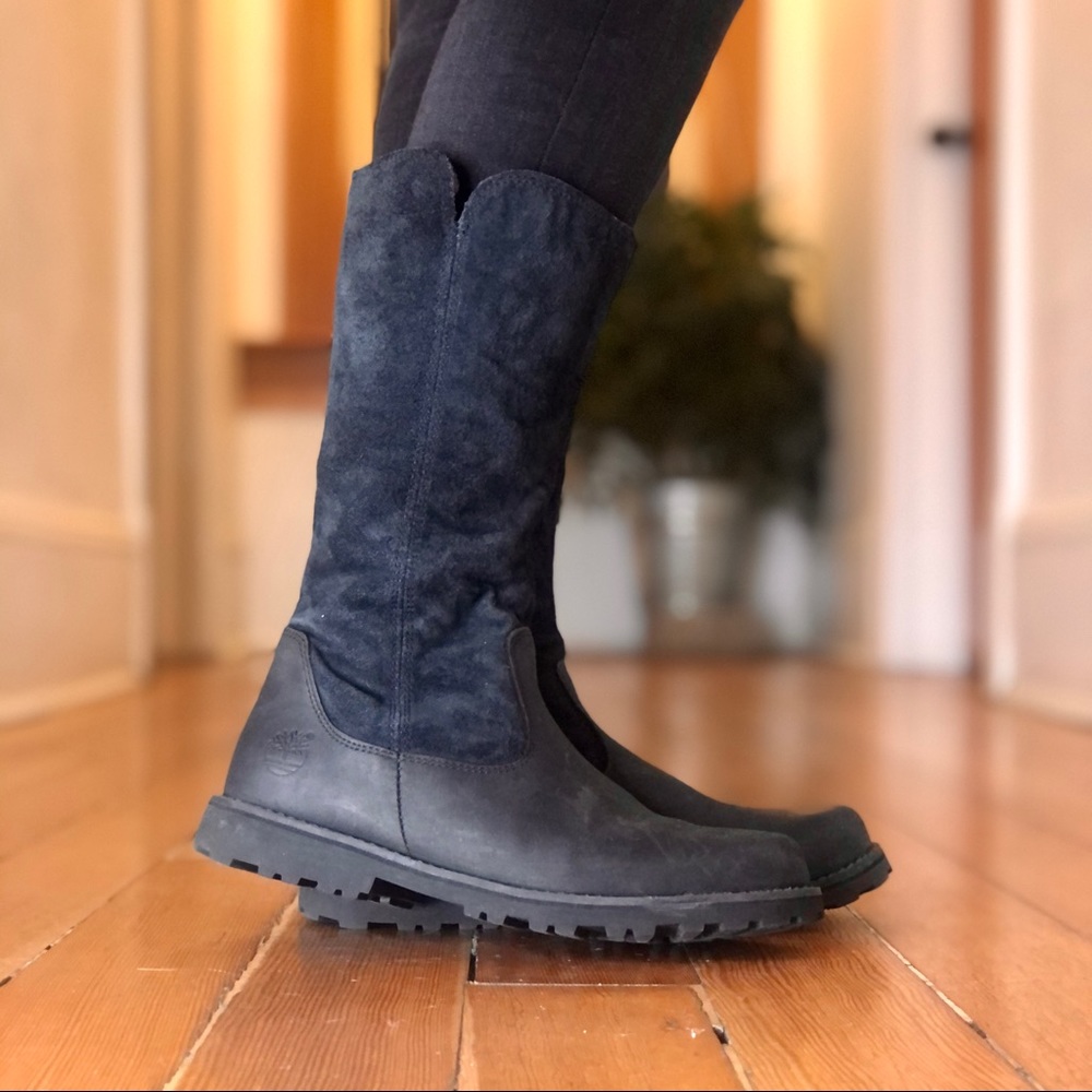 Kids Black Boots